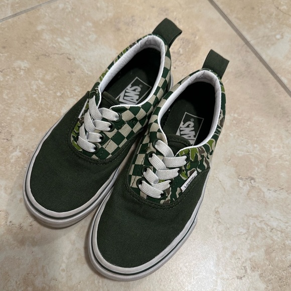 Green multi pattern Vans Sz 12C - Picture 1 of 6